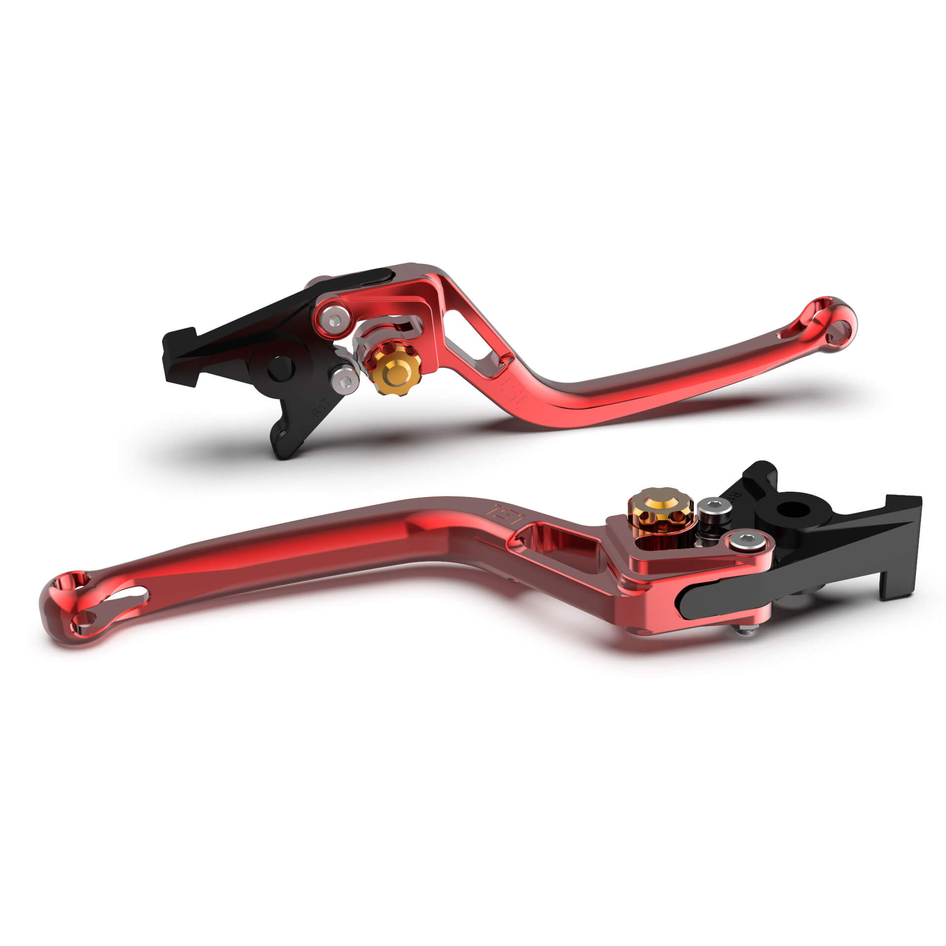 LSL BOW R16R Brake Lever, red/gold