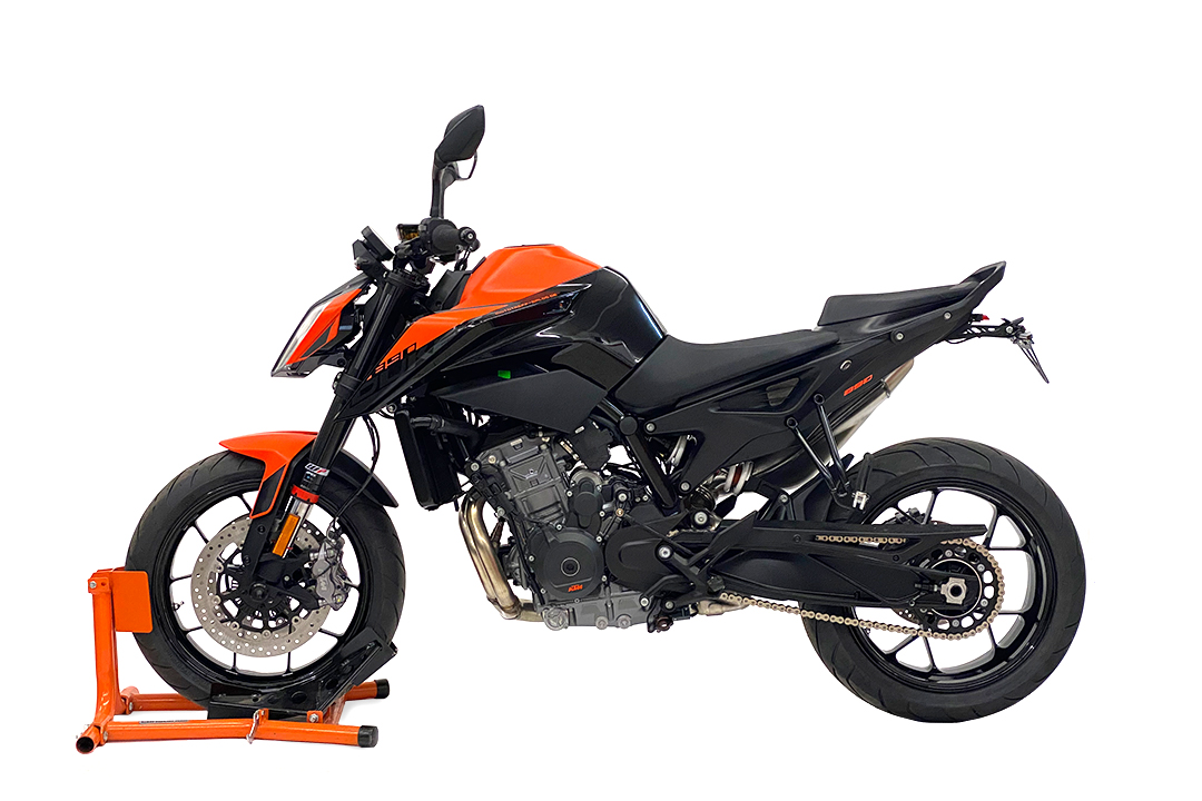 alpha Technik Licence Plate Holder for KTM 790 Duke, Model Year 2018 - 2020, and 890 Duke, Model Year 2021-, Type KTM 790 Duke