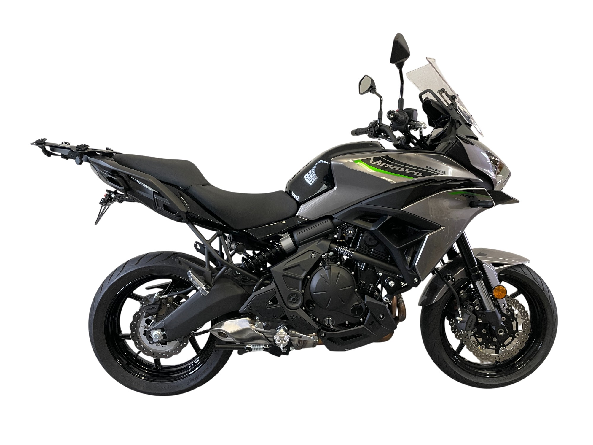 alpha Technik Number Plate Holder for Kawasaki Versys 650, Type LE650E / LE650H / LE650J, from model year 2015-