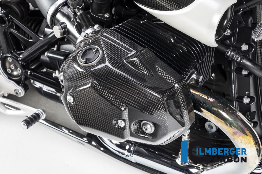 Ilmberger Carbon valve cover right side R/S, glossy, BMW R nineT 2014-2017, R nineT Racer, Scrambler, Urban GS 2016-