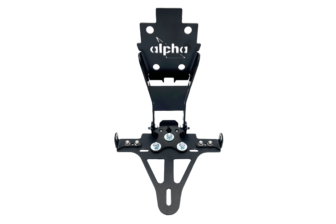 alpha Technik Number Plate Holder for Suzuki GSX-S1000 and GSX-S950, Type WEK0, WEK1, WEK2, Model Year 2021-