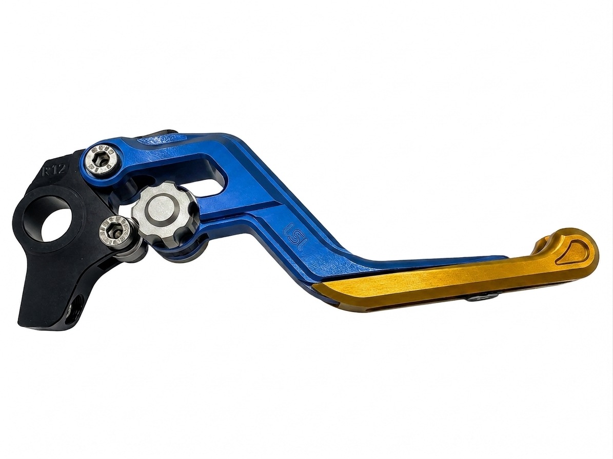 LSL ERGONIA Brake Lever R69 Blue/Silver/Gold