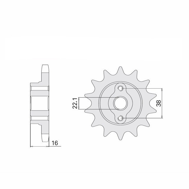 DID chain kit with 520ZVM-X chain, gold colour, for Ducati Monster 400, model year 2003-