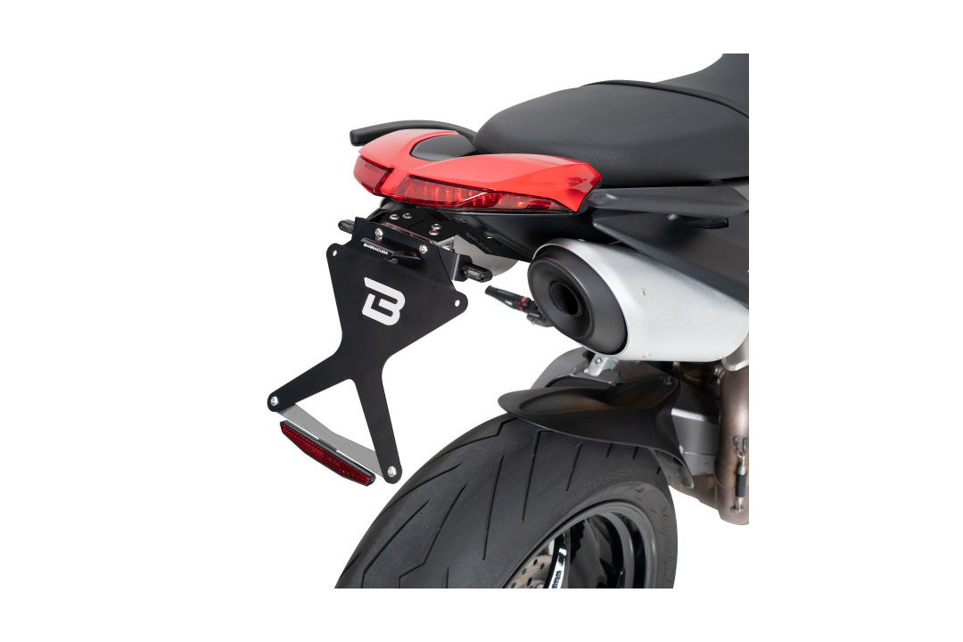 Barracuda Number Plate Holder for Ducati Hypermotard 950, Model Year 2020-21