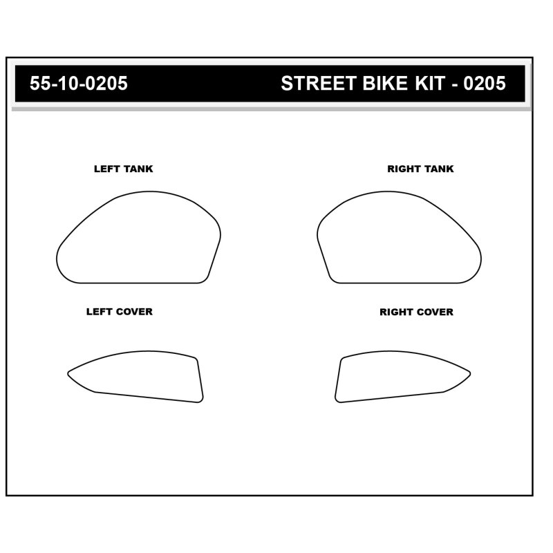 Stompgrip black, Volcano, for various Yamaha, MT03, 2020-2025