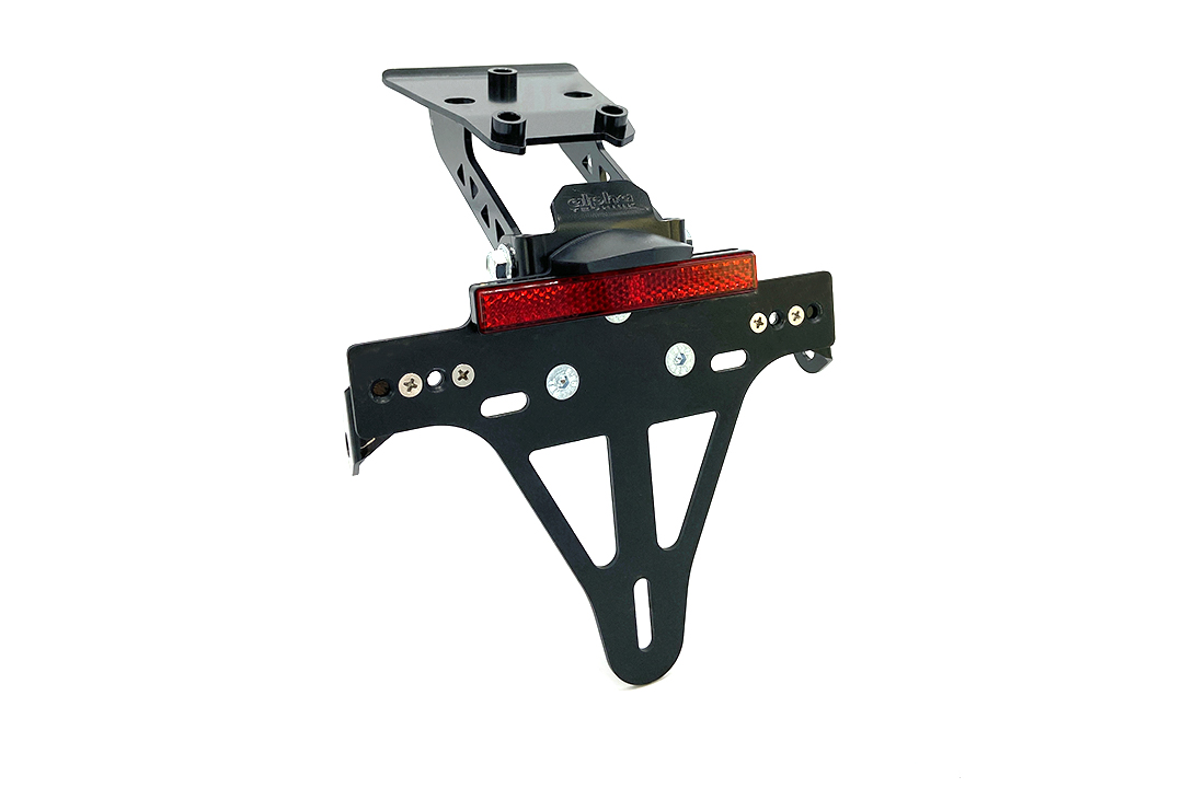 alpha Technik Number Plate Holder for Honda CB650F, CBR650F; Type RC96, RC97; Model Year 2017-