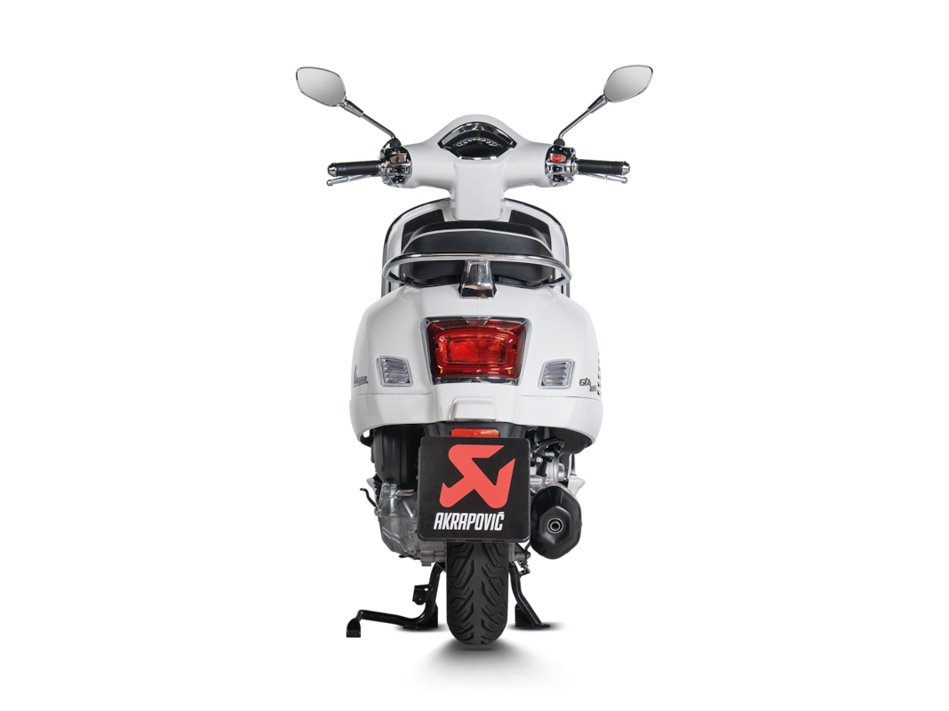 Akrapovic Slip-On Line (SS) Exhaust for Vespa GTS 310, Super, Supersport, Supertech, 2024-