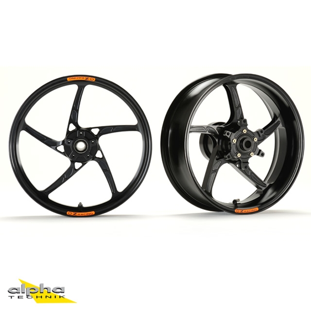 OZ Piega Aluminium rear in gloss black for Suzuki GSX-R600, C3, 2011-2018 and GSX-R750, C4, 2011-2018