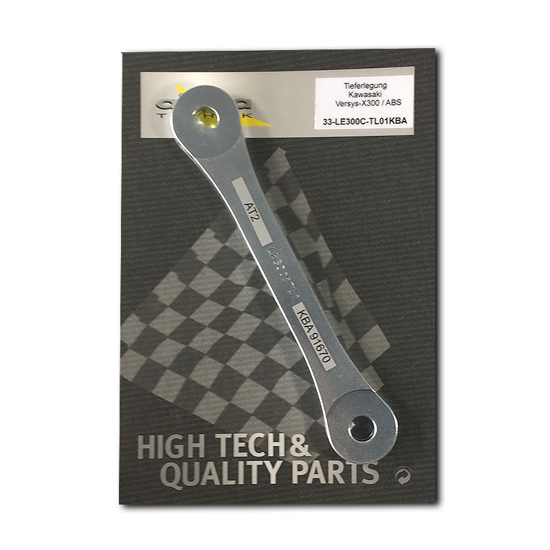 alpha Technik Lowering Kit 30mm for Kawasaki Versys-X300, ABS; Type LE300C; Model Year 2017-
