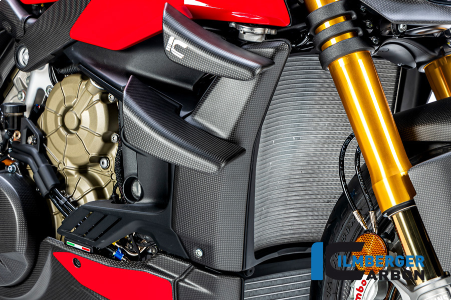 Ilmberger Carbon Winglet Set right side R/S Matte for Ducati Streetfighter V4 V2 2020-