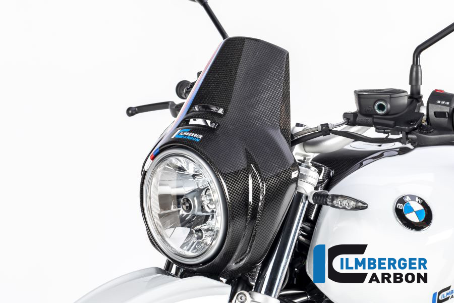 Ilmberger Carbon head lightcockpit fairing, glossy, BMW R nineT Urban GS 2016-