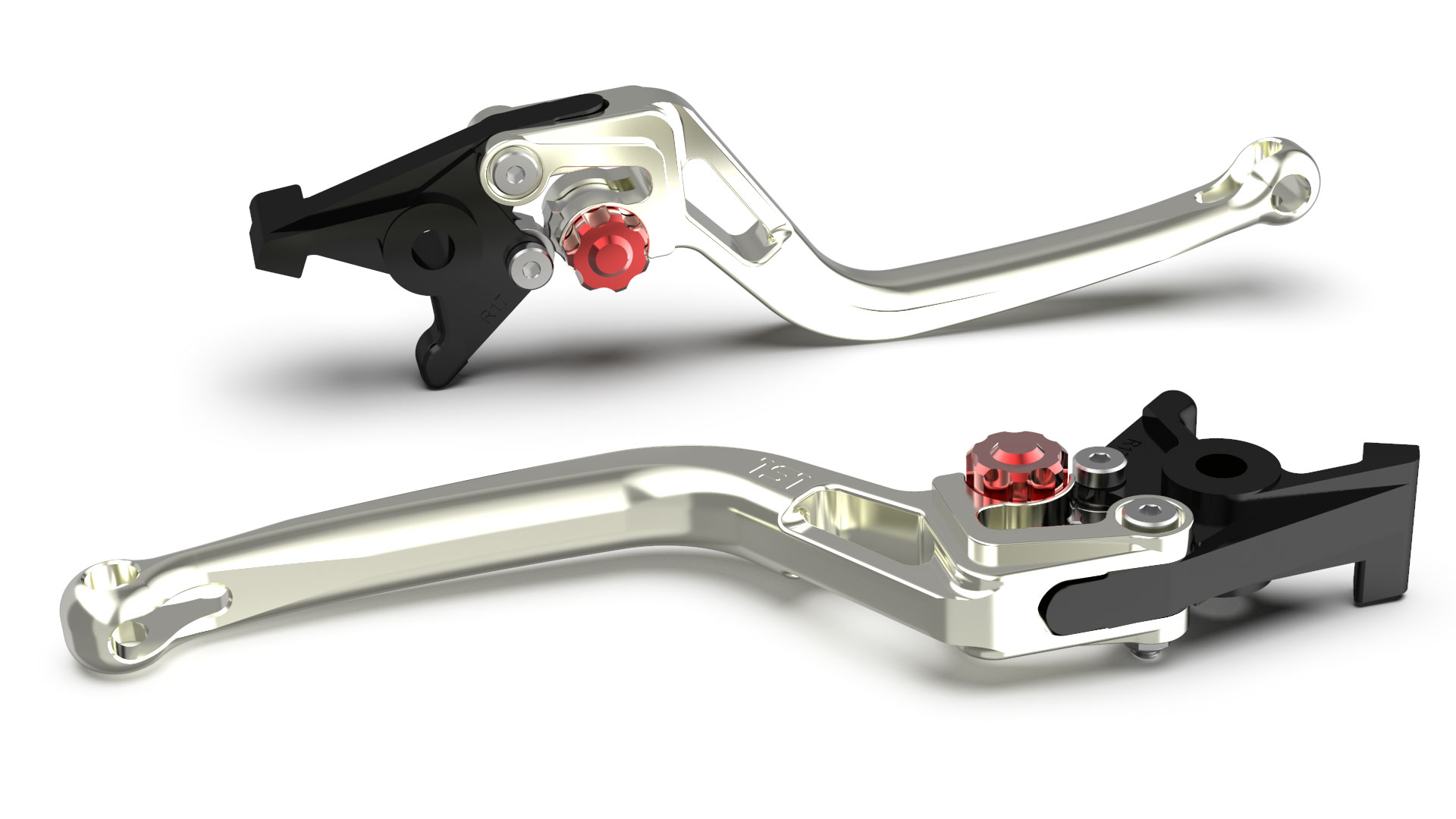 LSL BOW R82 Brake Lever, silver/red