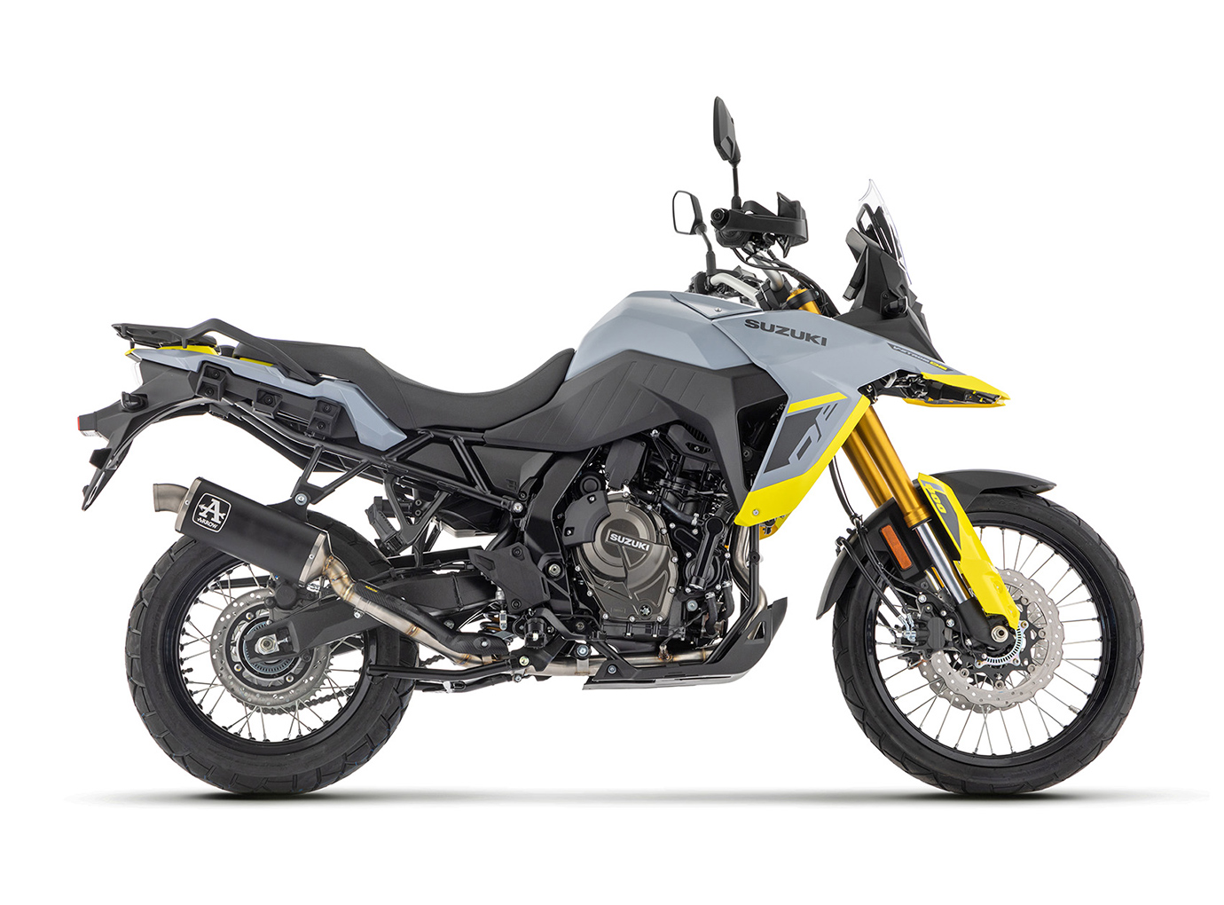 ARROW INDY RACE DARK Aluminium Exhaust for Suzuki V-Strom 800DE Model Year 2023-