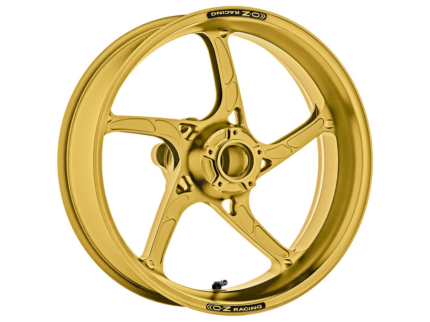 OZ Piega R Aluminium Wheel Set in matte gold for BMW S1000RR (HP4 Wheels Kit), 2013-2018 and HP4, 2013-2014
