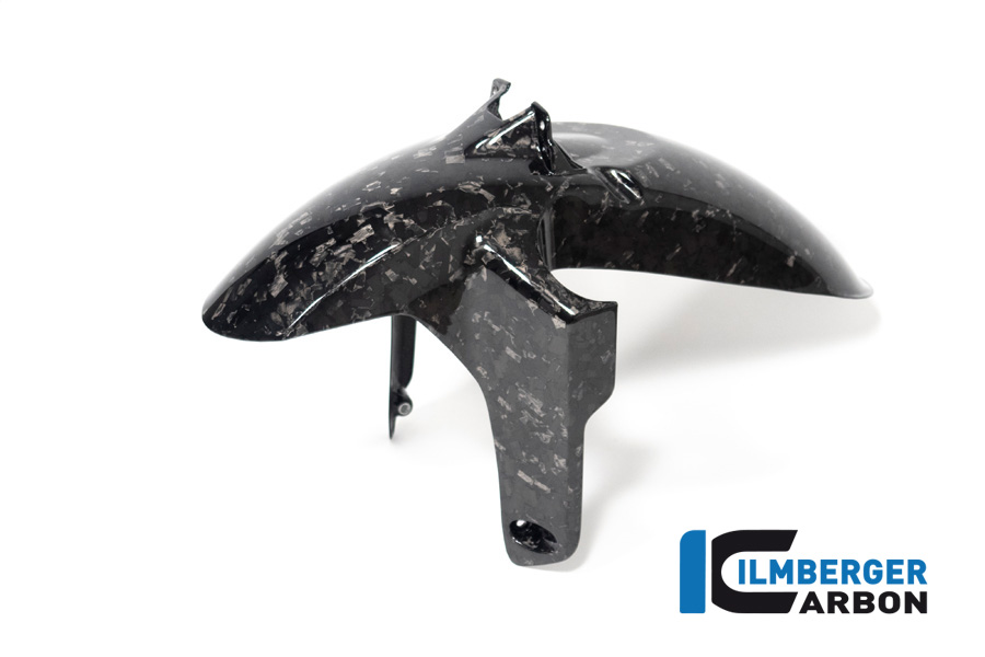 Ilmberger Carbon Front Mudguard fronte, Black Diamond Carbon, glossy, BMW R1300GS 2023-