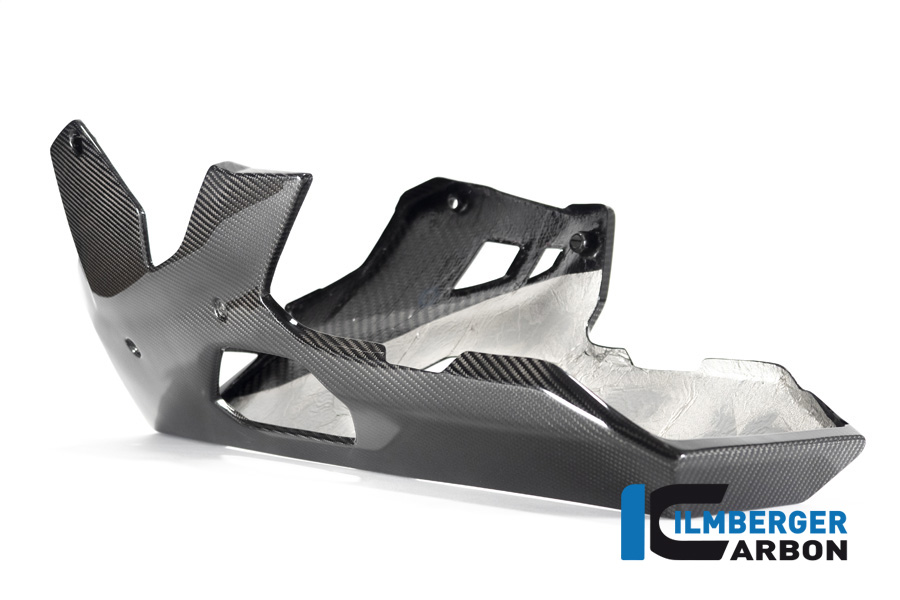 Ilmberger Carbon Belly Pan, Long Version, with center stand, Glossy, BMW S1000XR 2020-2023