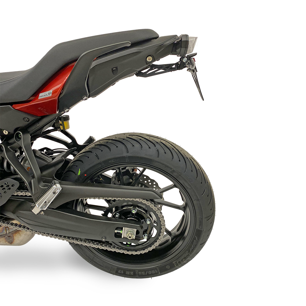 alpha Technik, Number Plate Holder for Yamaha Tracer 700; Type RM30, RM31; Model Year 2020-