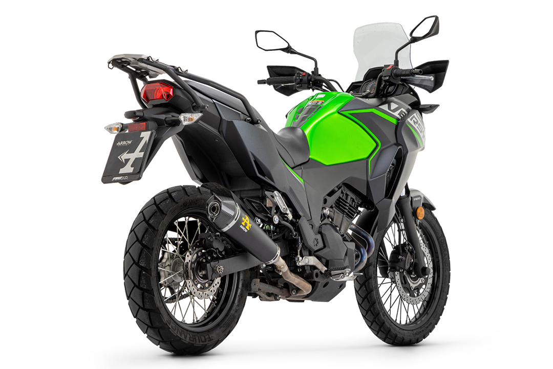 ARROW X-KONE DARK NiChrome Exhaust for Kawasaki Versys-X 300 Model Year 2017-2020