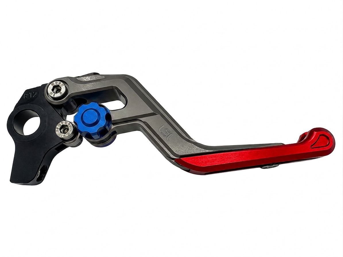 LSL ERGONIA Brake Lever R17 Anthracite/Blue/Red