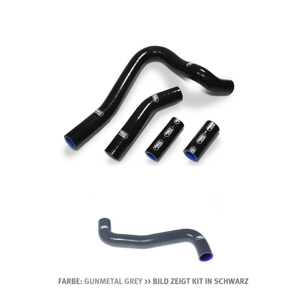 SAMCO SPORT Silicone Hose Kit, gunmetal grey, for Honda CR250R model year 1992-1996