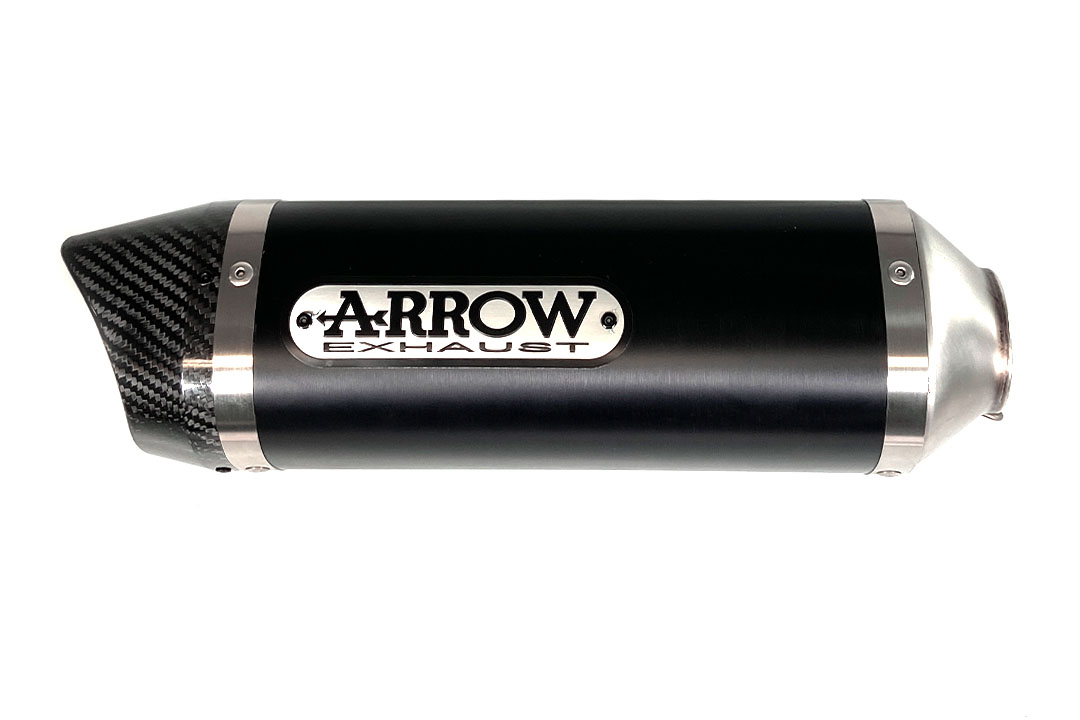 ARROW DARK THUNDER Black Aluminium Exhaust for Yamaha XJ6 Diversion 2009-2016