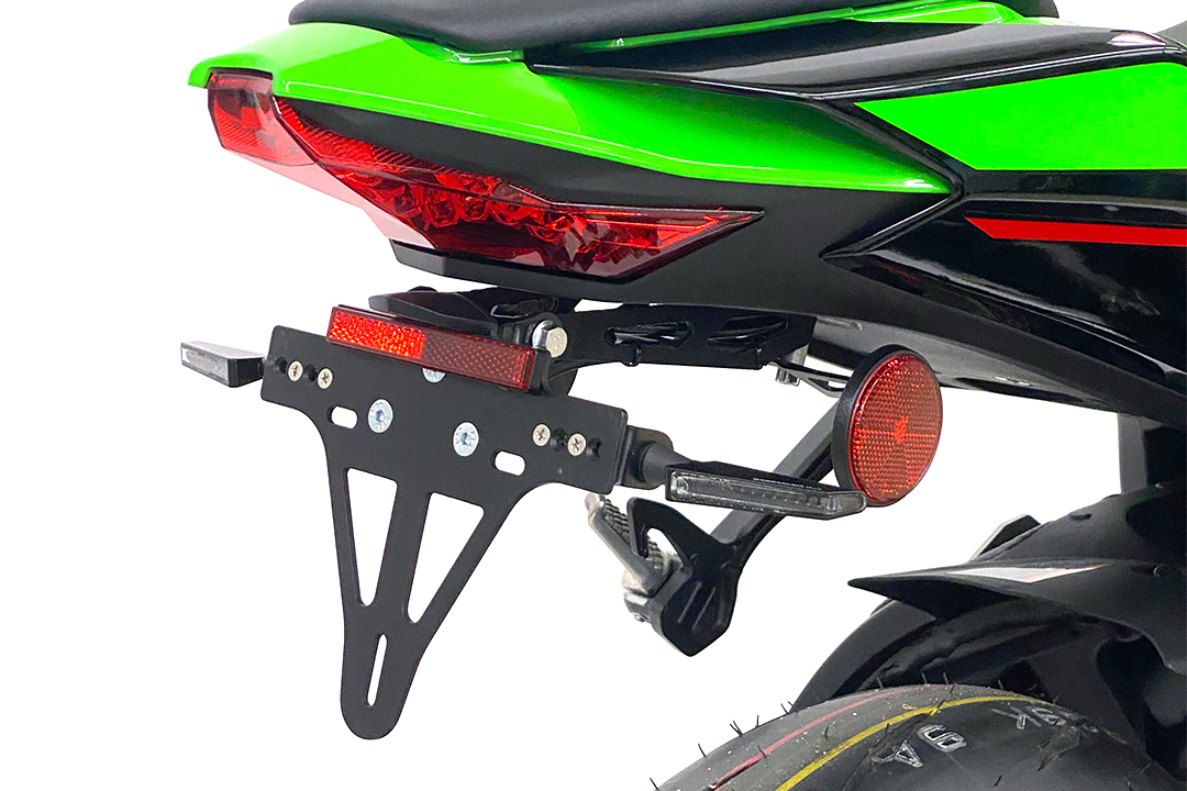 alpha Technik License Plate Holder for Kawasaki Ninja ZX-10R from model year 2022-