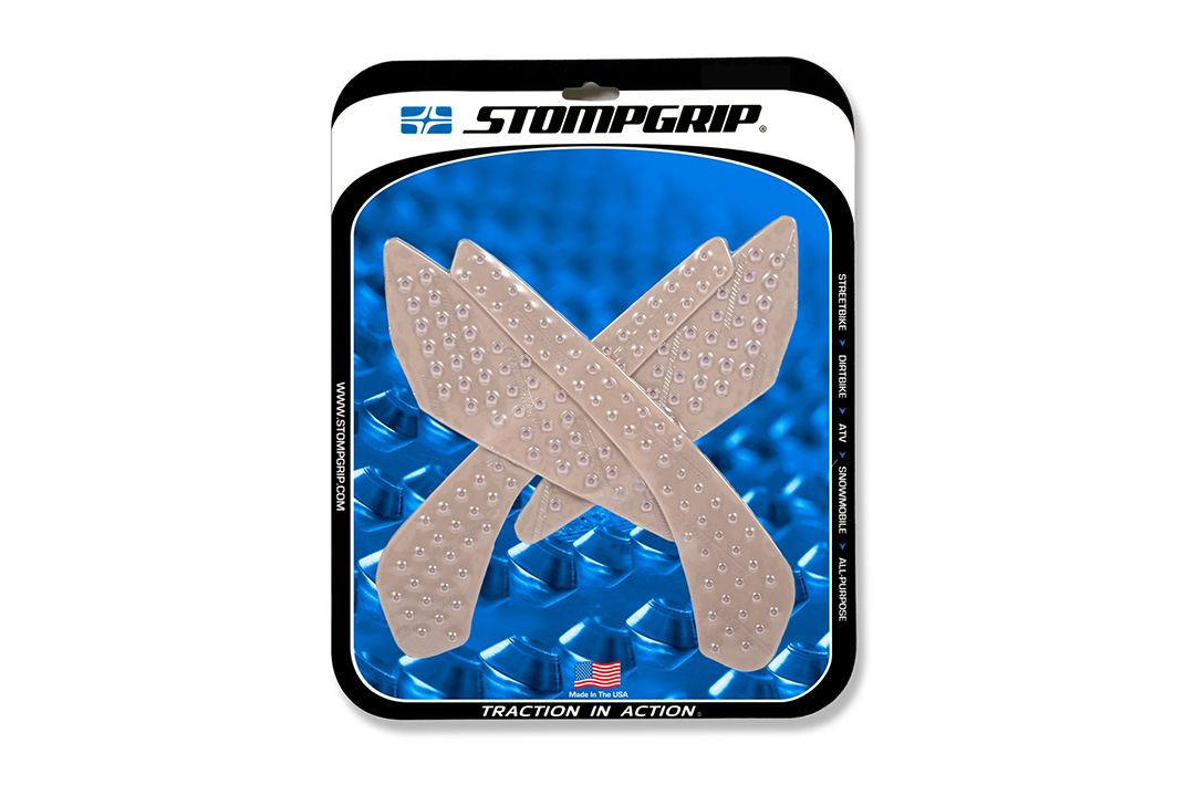 Stompgrip Clear Traction Pads, for Suzuki GSXS750, from 2018-22