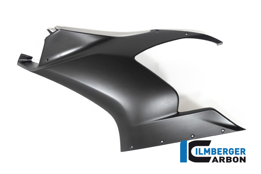 Ilmberger Carbon Fairing Side Panel prepared for Winglet left side L/S, matte, Ducati Panigale V2 2020-