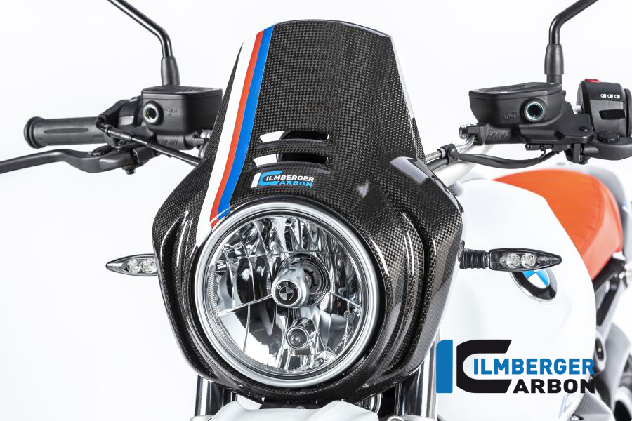 Ilmberger Carbon head lightcockpit fairing, glossy, BMW R nineT Urban GS 2016-