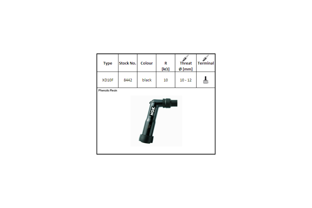 NGK spark plug cap XD10F