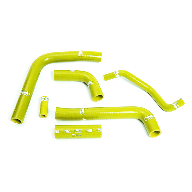SAMCO SPORT Silicone Hose Kit, yellow, for Yamaha YZF600R6 model year 1999-2002