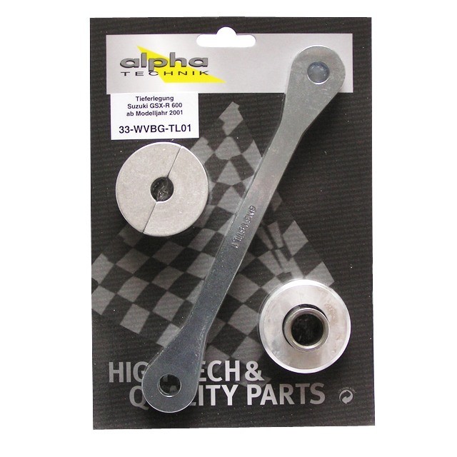 alpha Technik Lowering Kit 35mm for Suzuki GSXR600; Type WVBG; Model Year 2001-