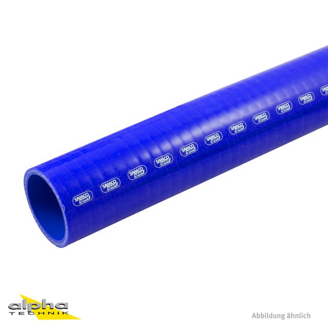 SAMCO SPORT Straight Silicone Hose, Blue, Internal Diameter 51 mm