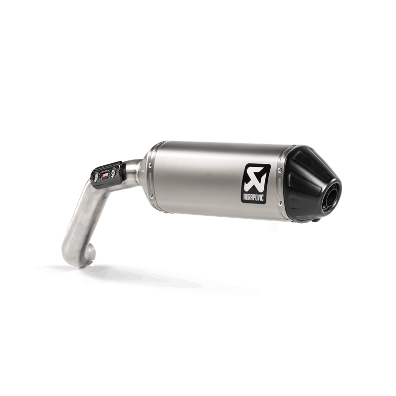 Akrapovic Slip-On Line (Titanium) Exhaust for Moto Guzzi V85 TT Model Year 2019-