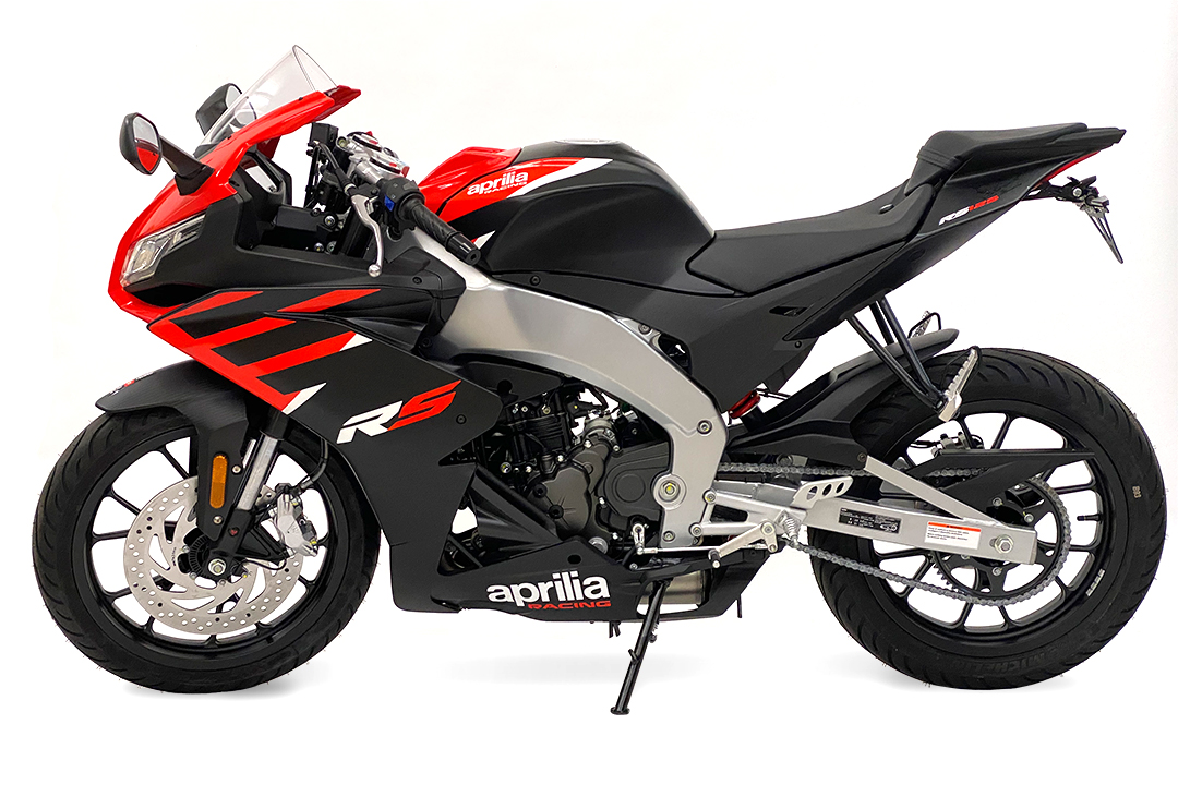 alpha Technik License Plate Holder for Aprilia RS125 and Tuono 125, Type XA / XT, Model Year 2021-