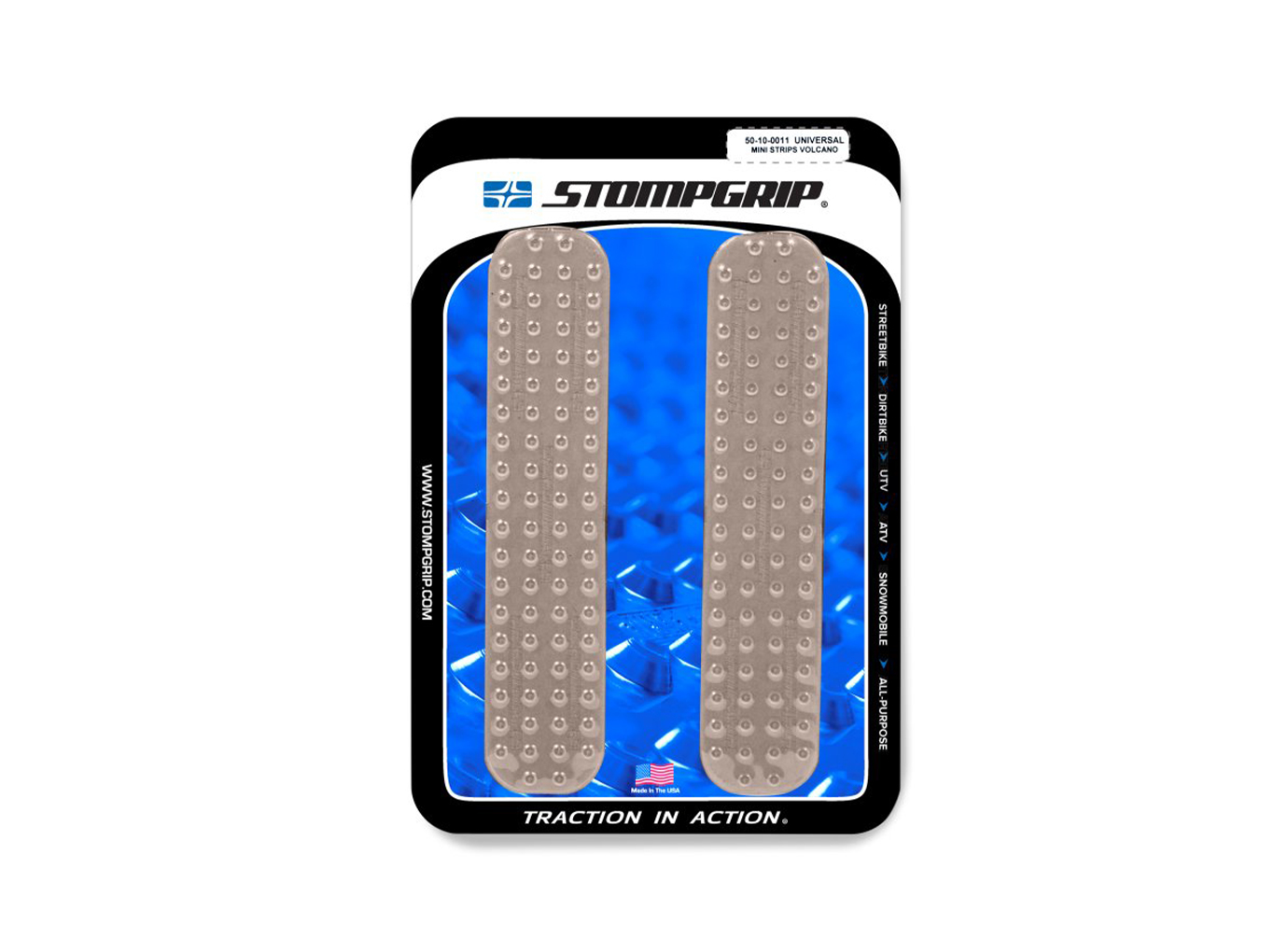 Stompgrip Universal frame Strip Pad clear, Volcano