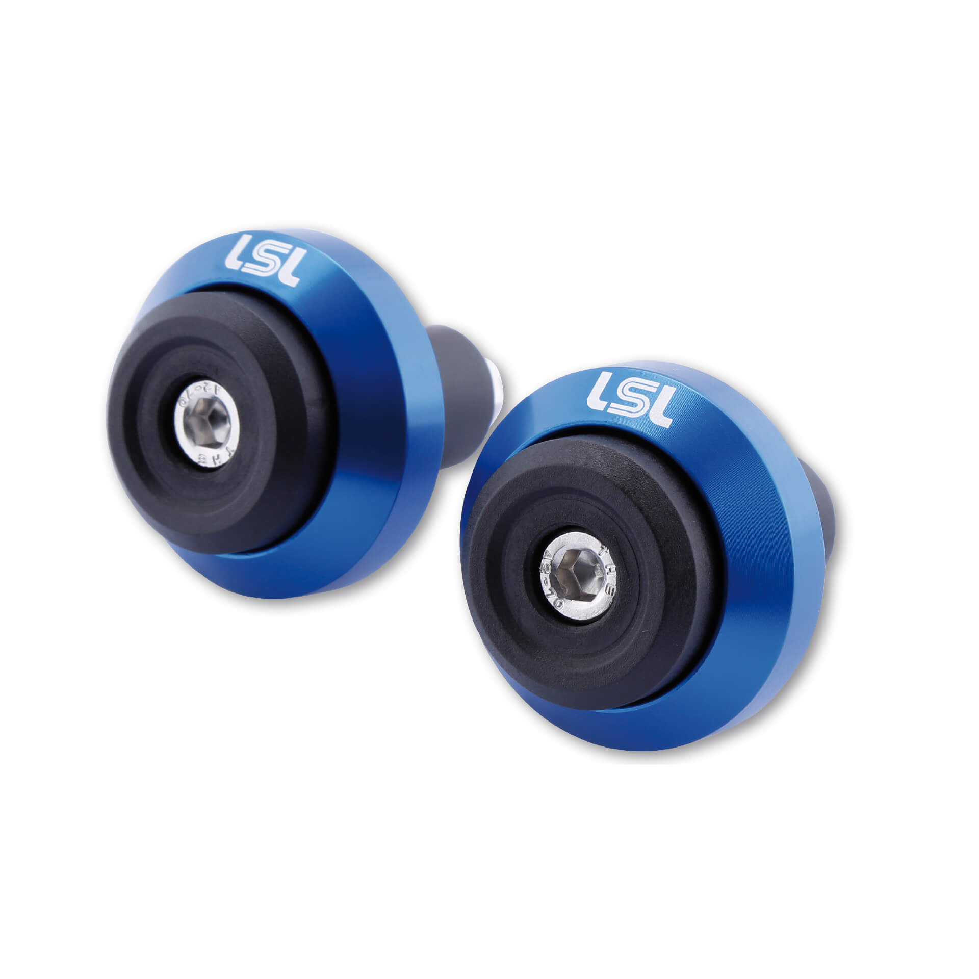 LSL handlebarweight GONIA, Aluminium, with LSL logo, for handlebars with 14mm and 18mm inner diameter, blue