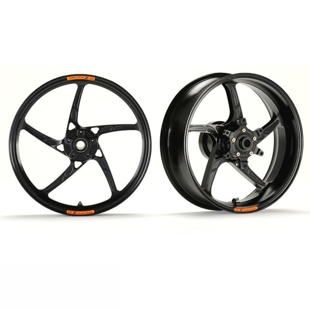 OZ Gass RS-A Aluminium Wheel Set in Gloss Black for Ducati Panigale V4(S), 2025