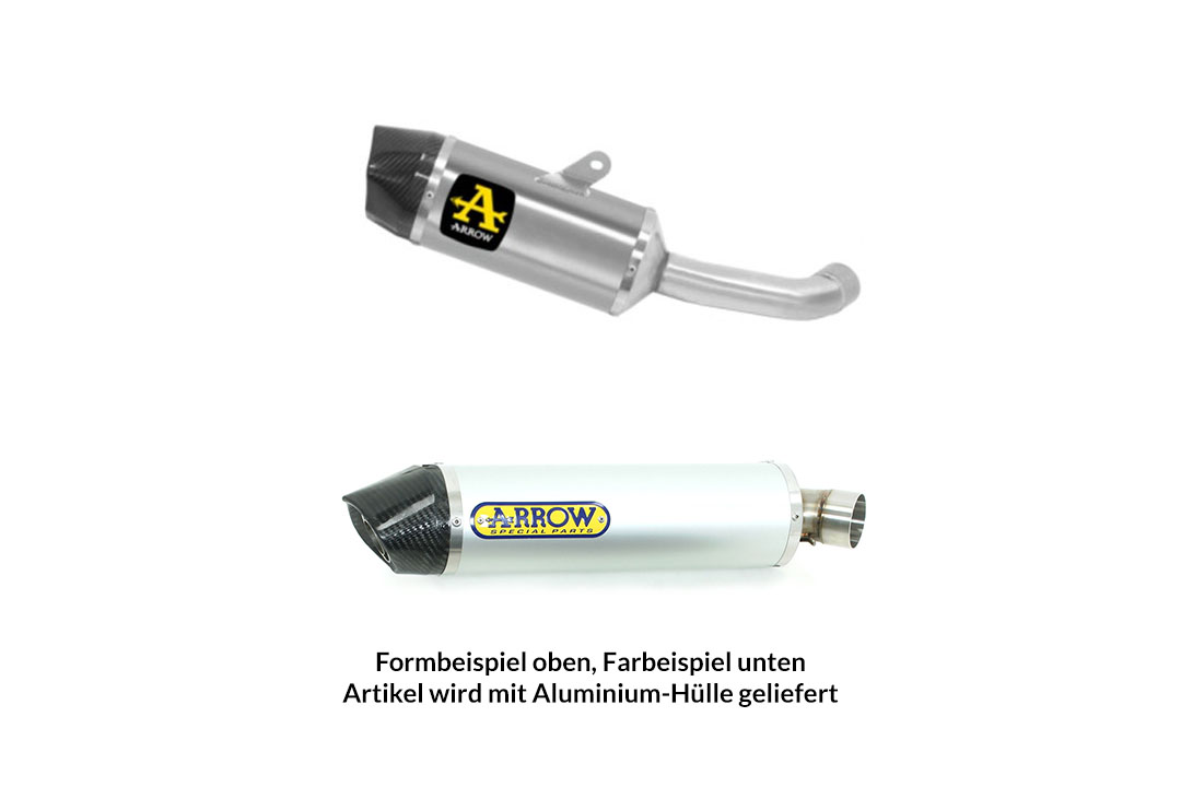 ARROW INDY RACE Aluminium Exhaust for KTM 125 Duke and KTM 390 Duke from model year 2021 onwards