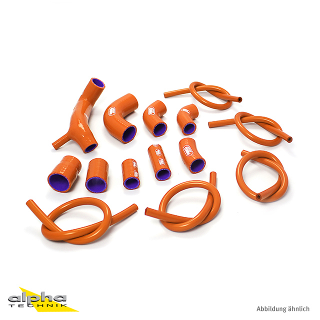 SAMCO SPORT Silicone Hose Kit orange for Ducati Desmosedici RR Model Year 2008
