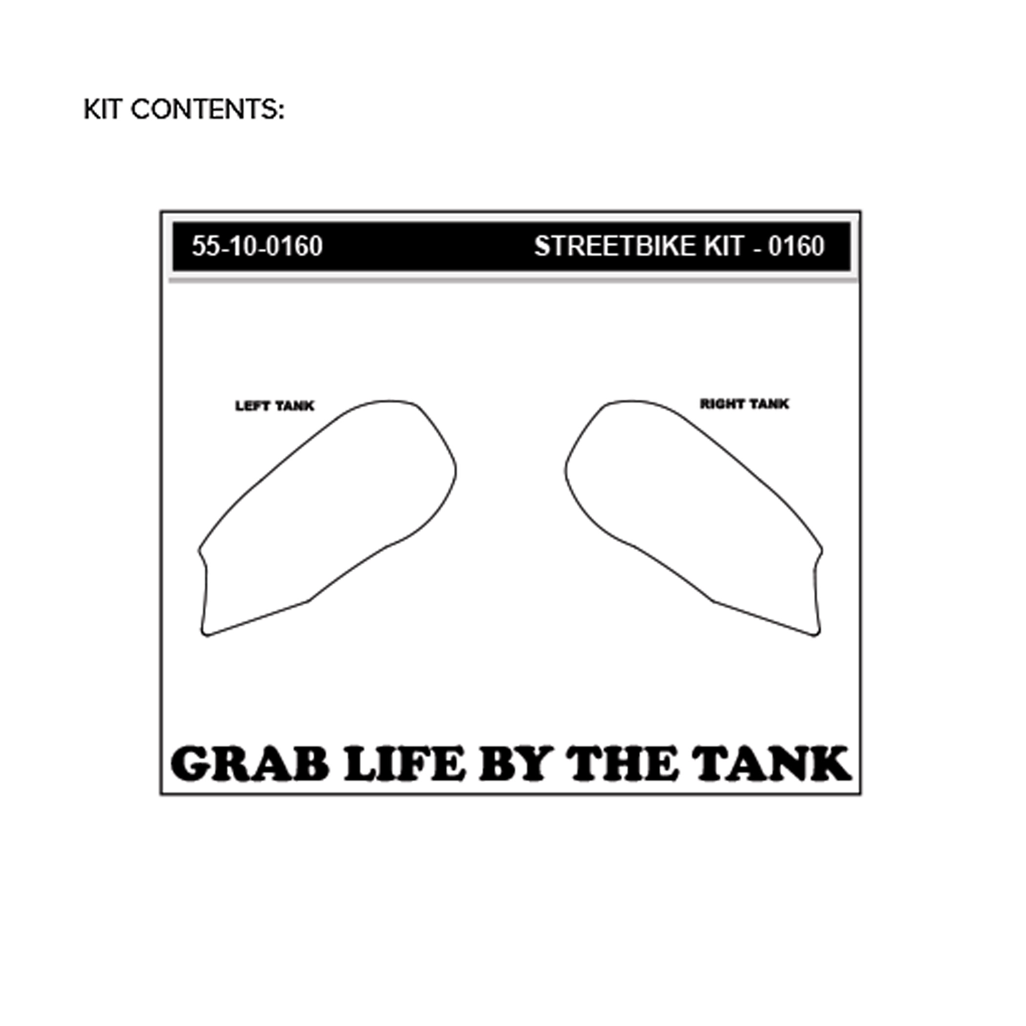 Stompgrip clear, Volcano, for Honda CB1000R, 2018-2025