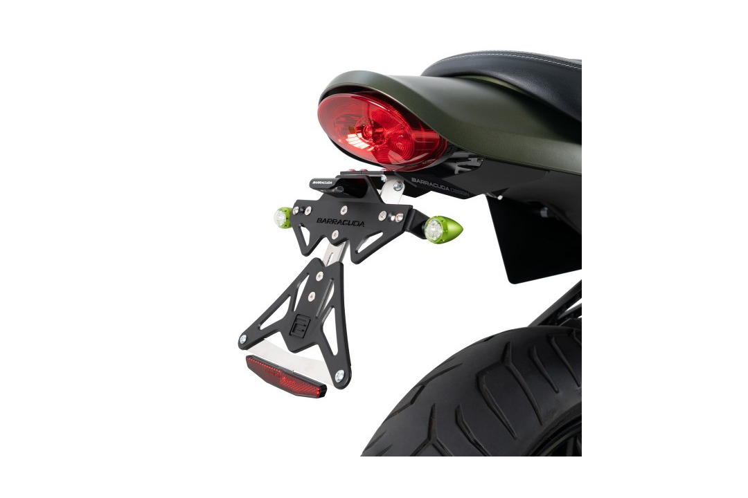 Barracuda number plate holder for Kawasaki Z900 RS model year 2018-