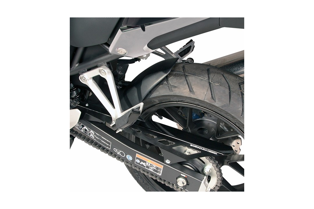 Barracuda black mudguard for Honda CB500X and CBR500R model year 2019- / CB500F model year 2018-