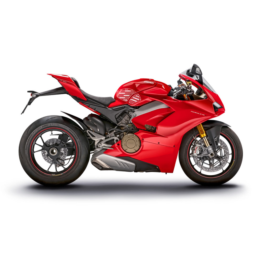 Stompgrip clear, Volcano, for Ducati Panigale V4/ Streetfighter 1103 V4 V4S / Superleggera V4