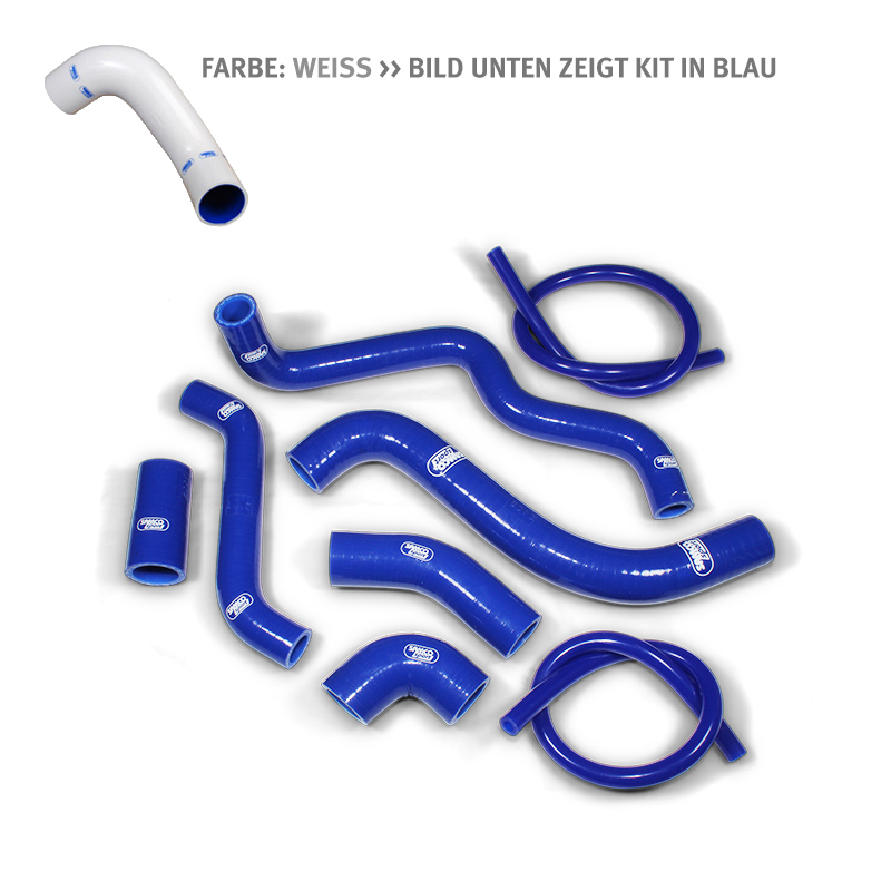 SAMCO SPORT Silicone Hose Kit White for Aprilia RSV1000 RSV1000 Tuono Model Year 1998-2005