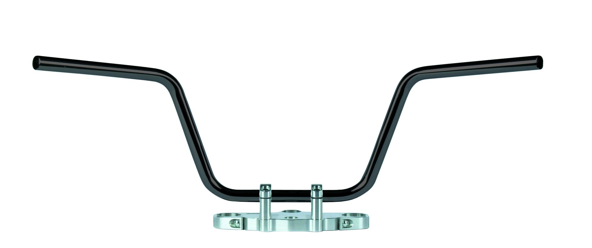 TRW Steel Handlebar Apehanger MCL136SS in black