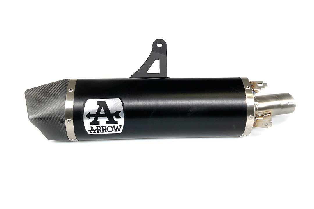 ARROW MAXI RACE-TECH DARK Exhaust for Honda CRF1100L Africa Twin 2020-, Aluminium
