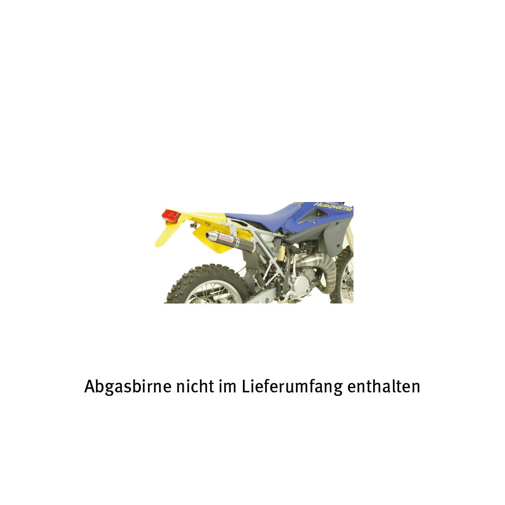 GIANNELLI ENDURO 2STROKE Carbon Silencer for Husqvarna WRE125 / SM125 2005-08