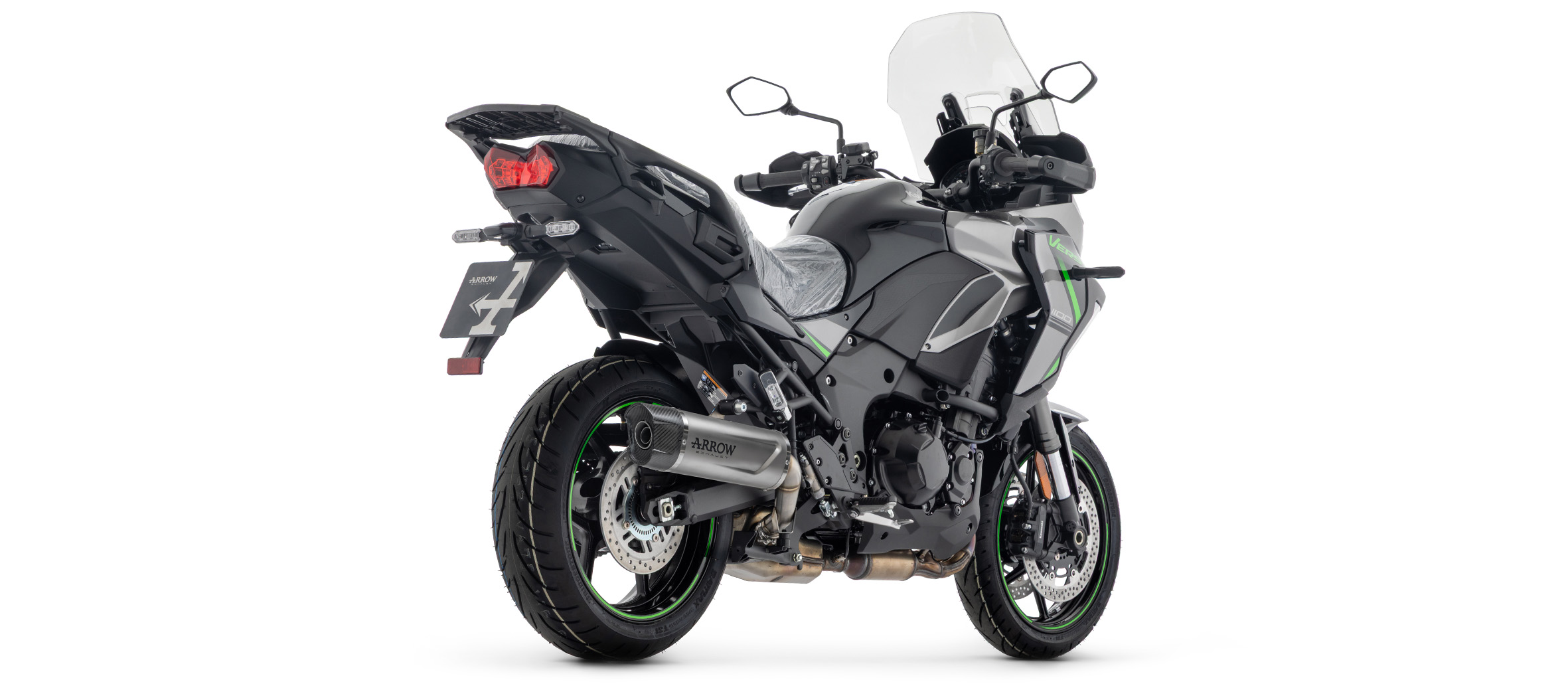 ARROW Exhaust INDY RACE EVO Titanium for Kawasaki Versys 1100 Model Year 2025-
