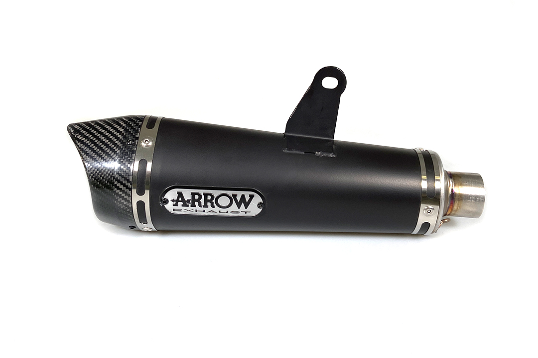 ARROW DARK X-KONE Rear Silencer with Carbon End Cap for Honda CB125F Model Year 2015-2016